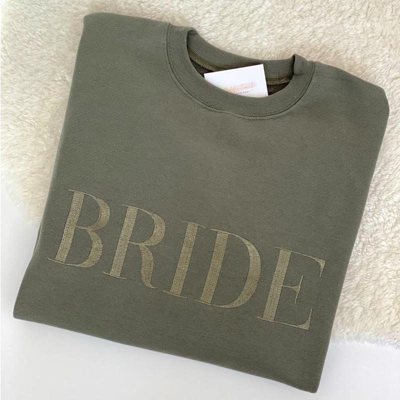 BRIDE Sweatshirt in Military Green