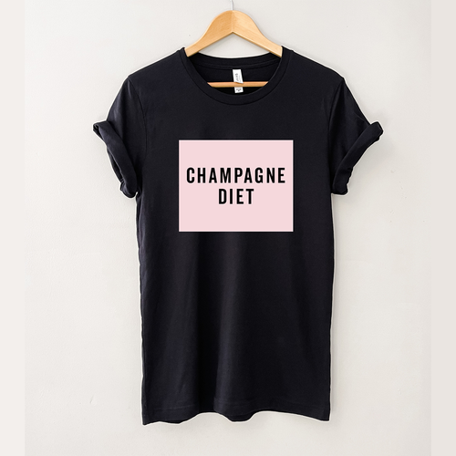 Champagne Diet Graphic Tee