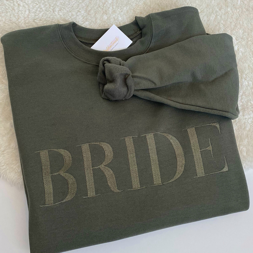 BRIDE Sweatshirt in Military Green