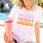 Cheers, Cheers, Cheers Graphic Tee